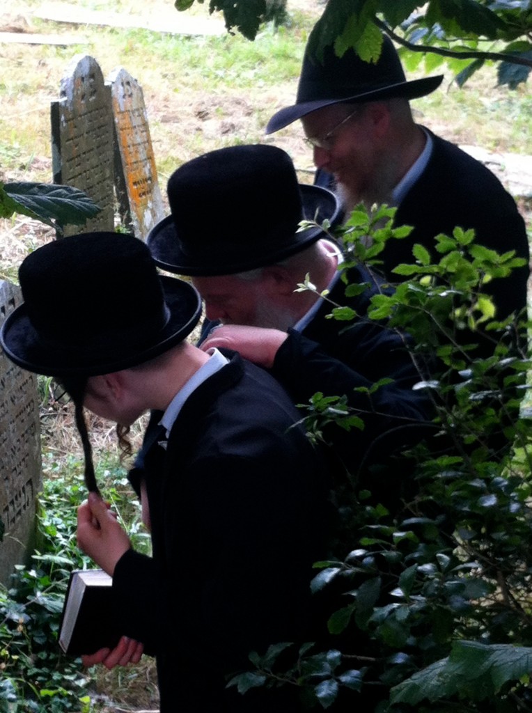 Visitors to the Cemetery. Photo: By Anthony Fagin 2013