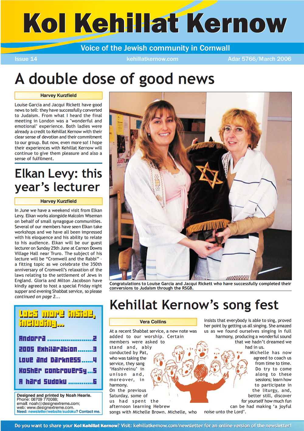Newsletter cover