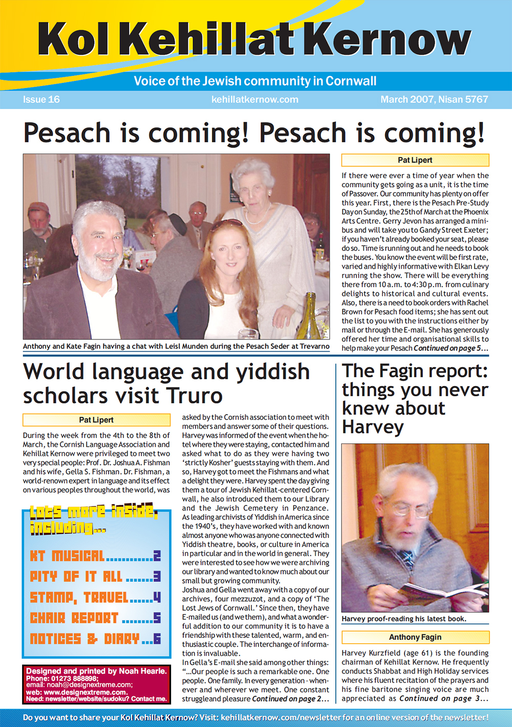 Newsletter cover