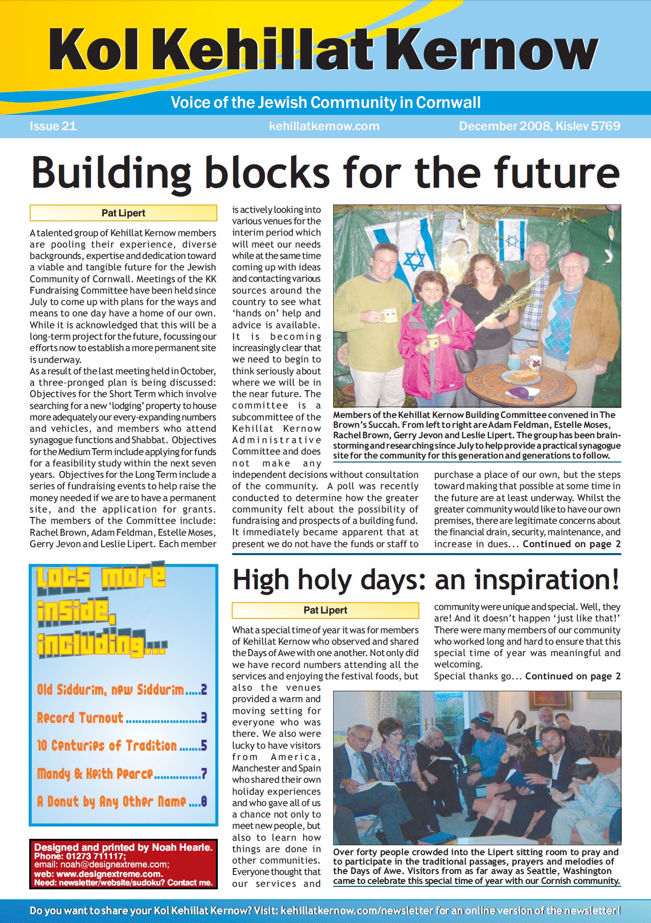 Newsletter cover