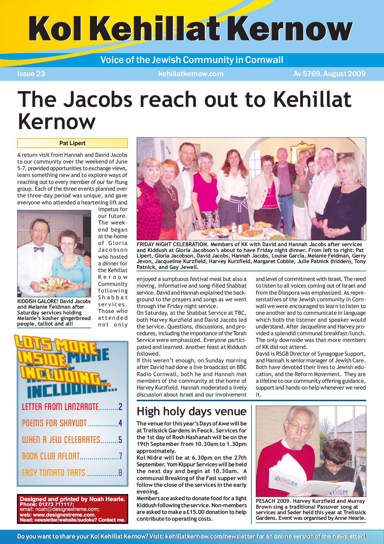 Newsletter cover