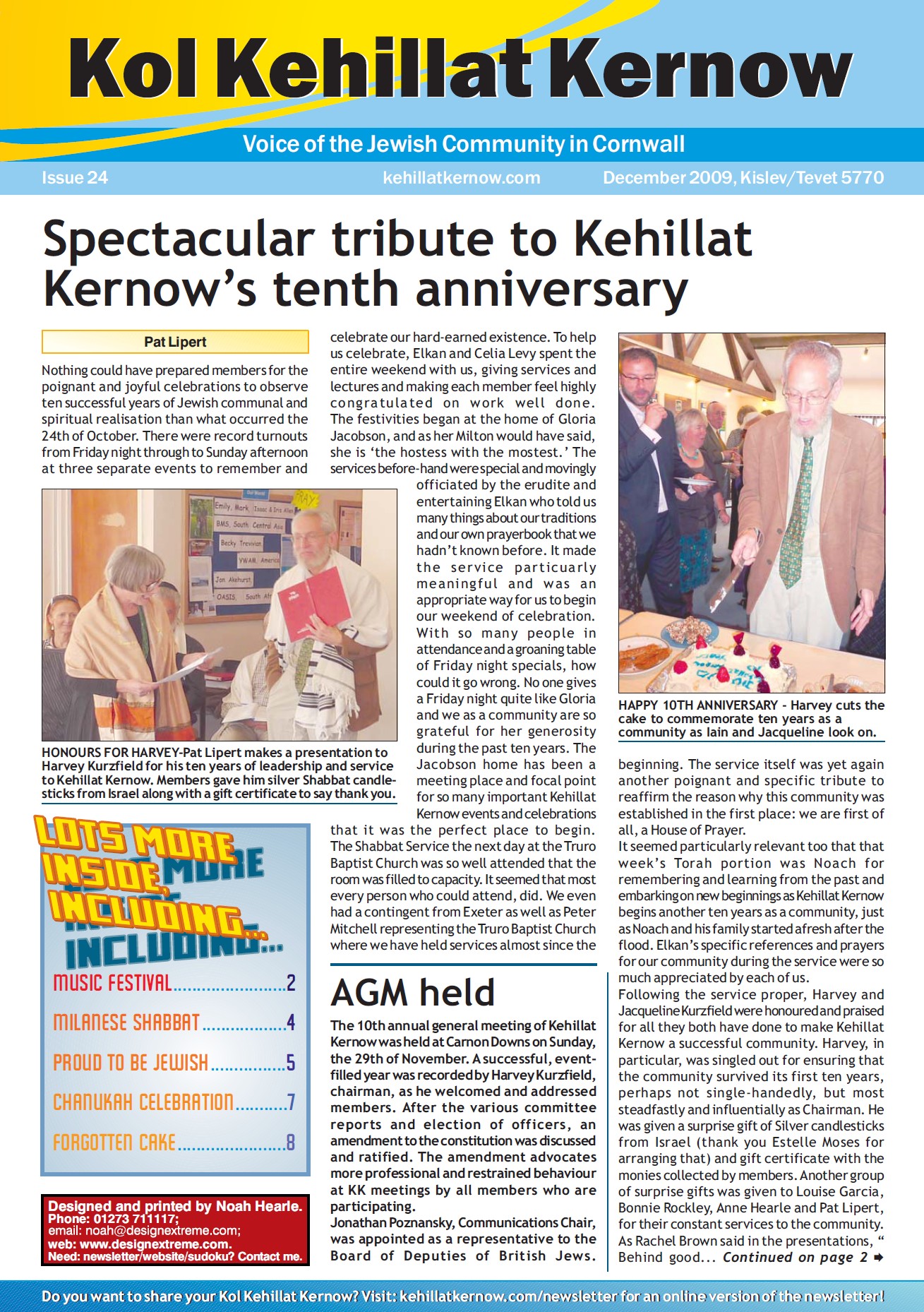 Newsletter cover