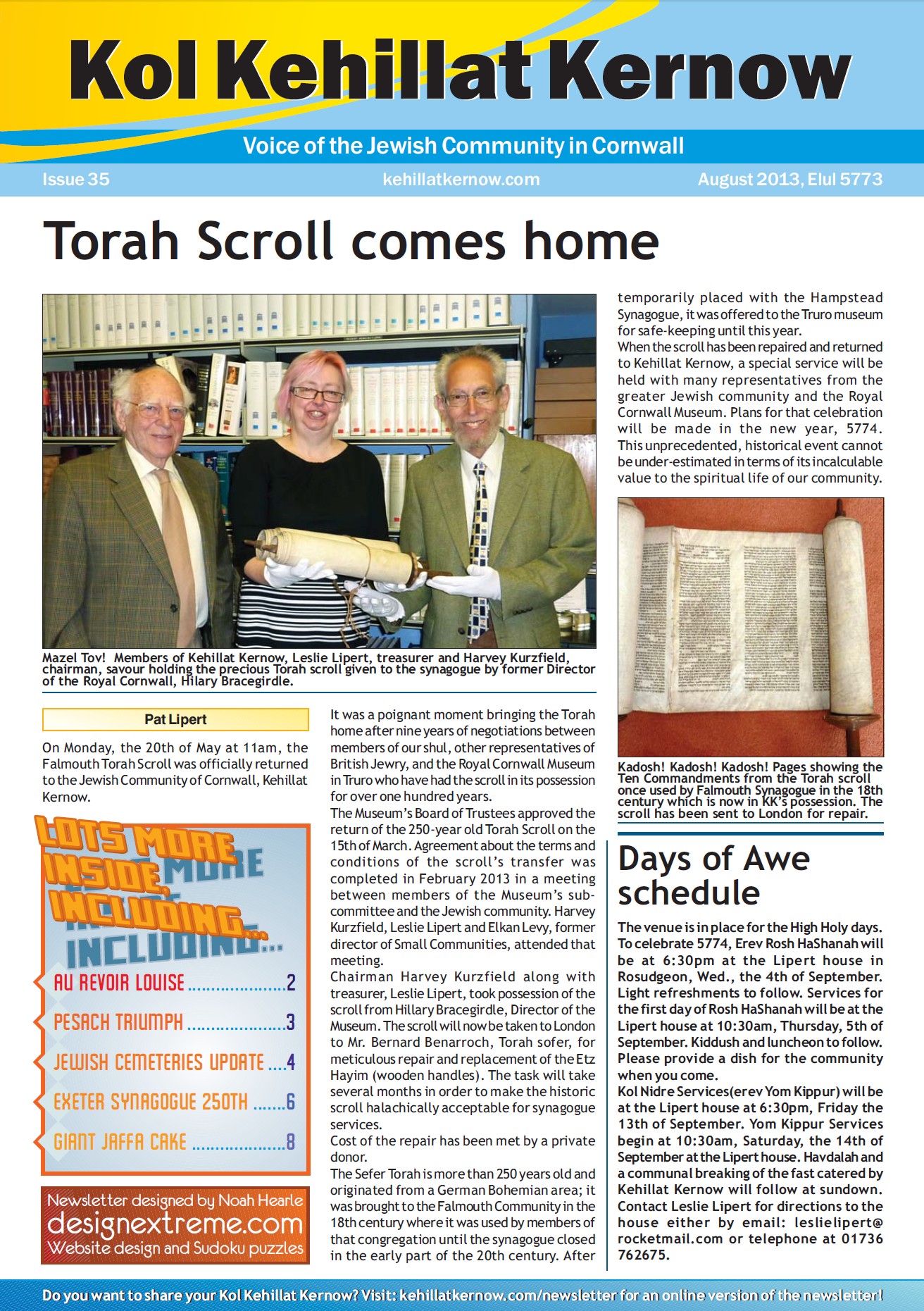 Newsletter cover