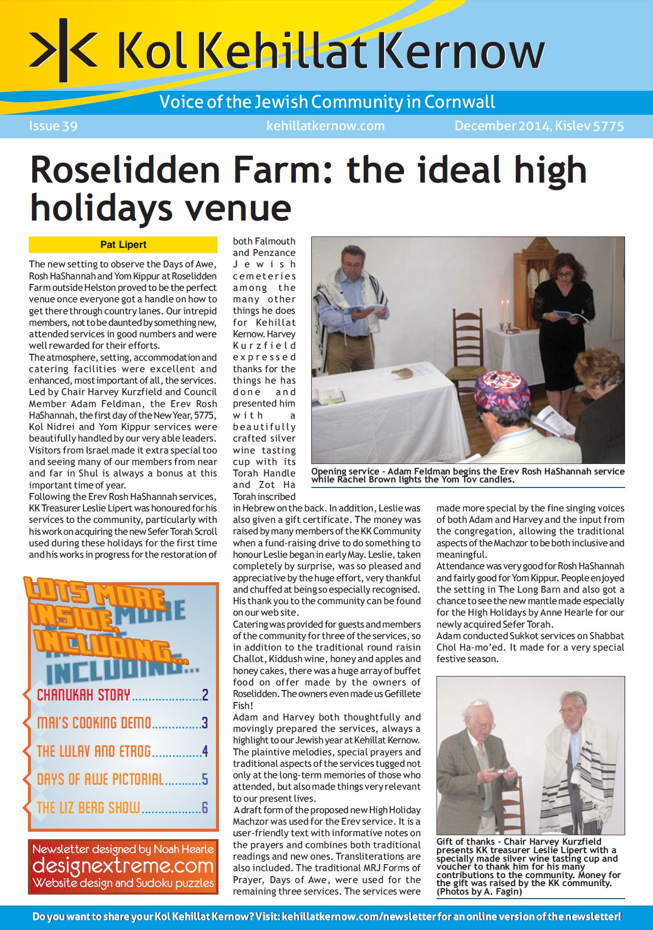 Newsletter cover