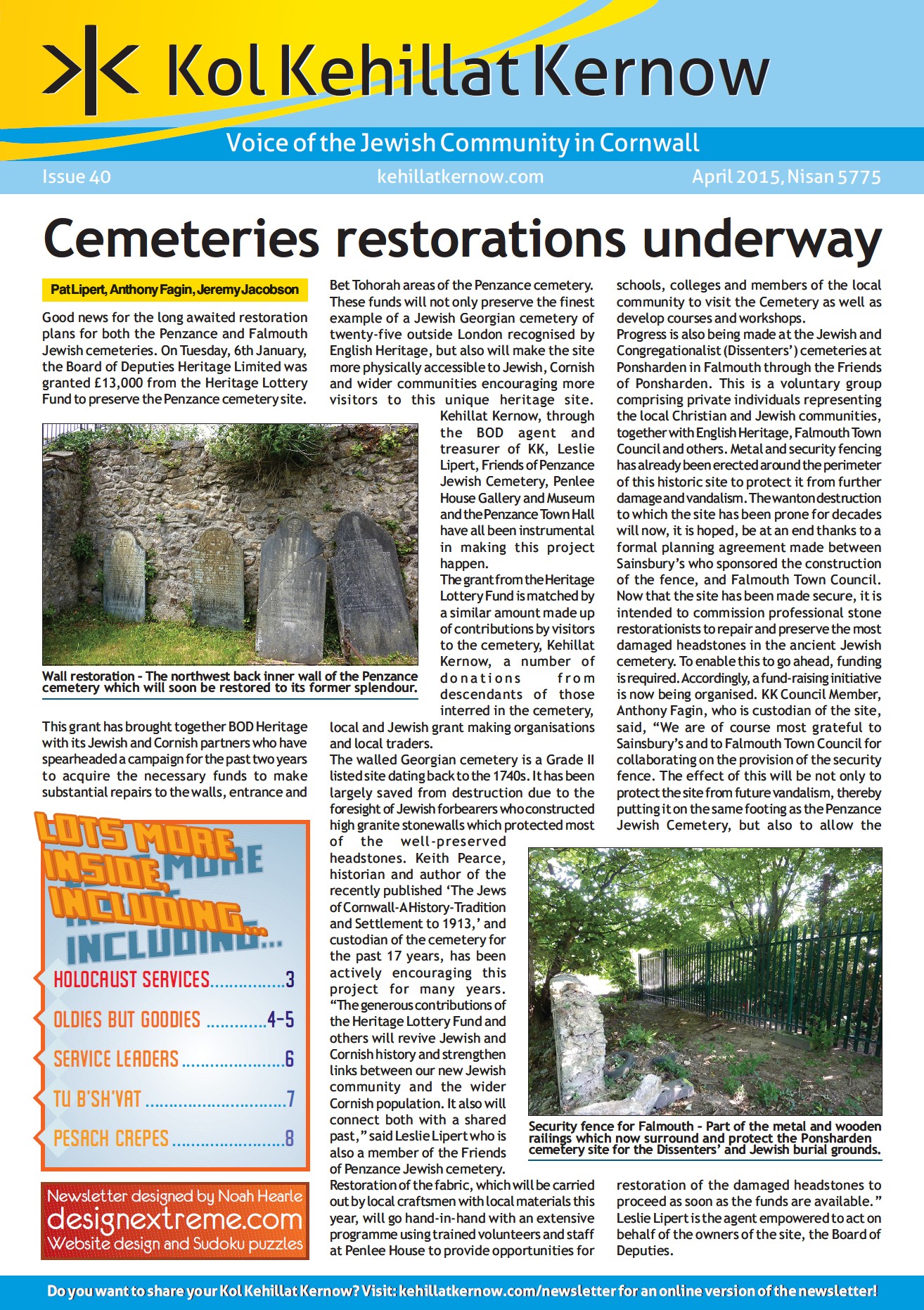 Newsletter cover