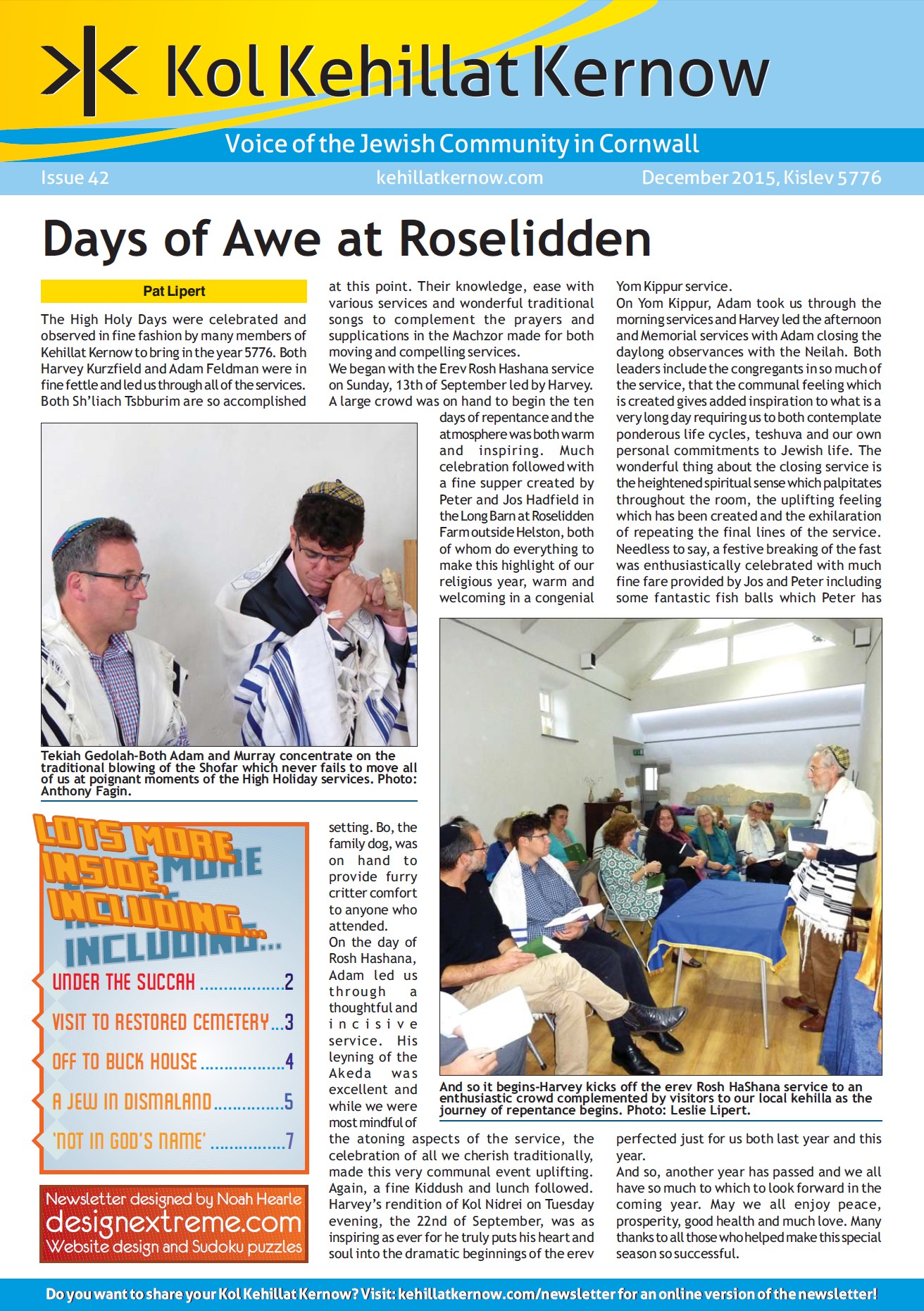 Newsletter cover