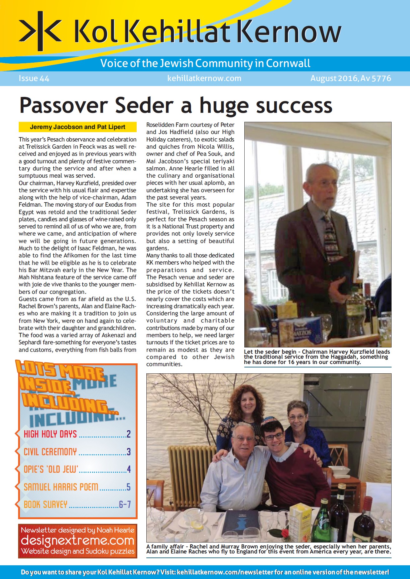 Newsletter cover