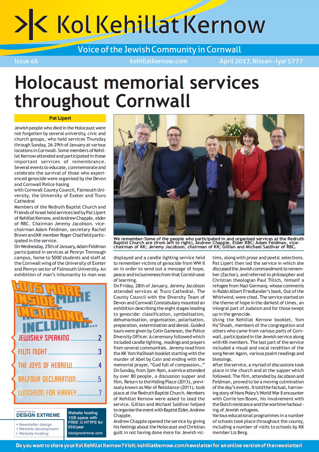 Newsletter cover