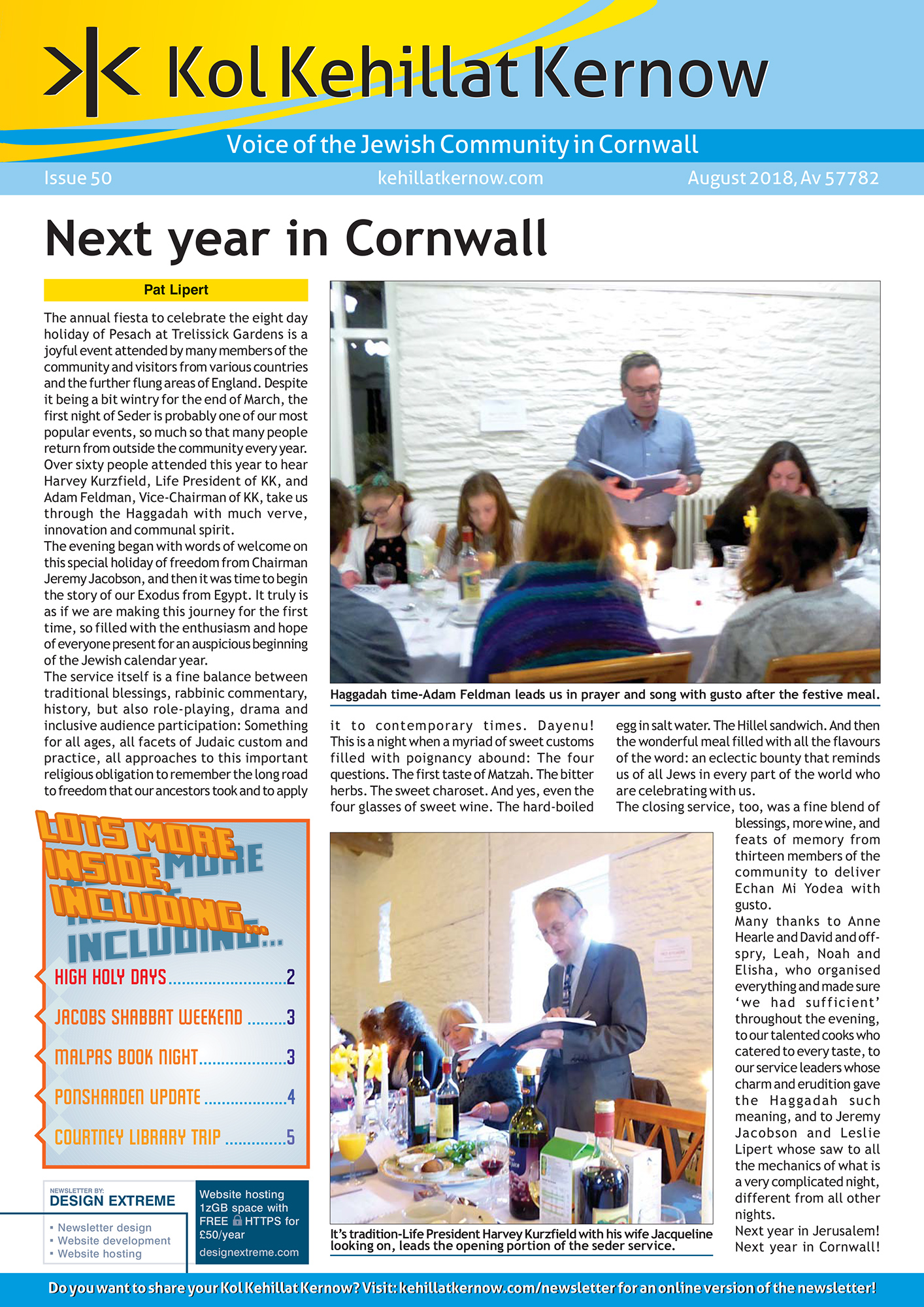 Newsletter cover
