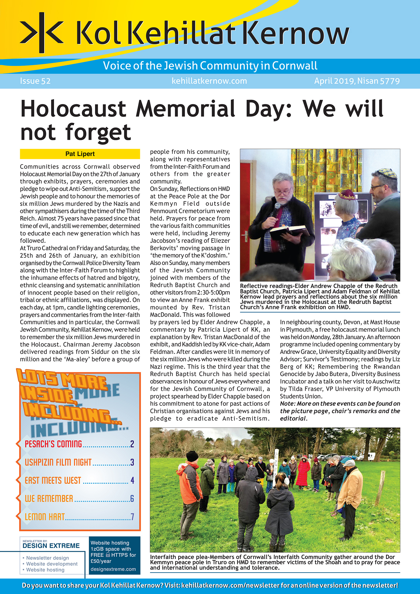 Newsletter cover