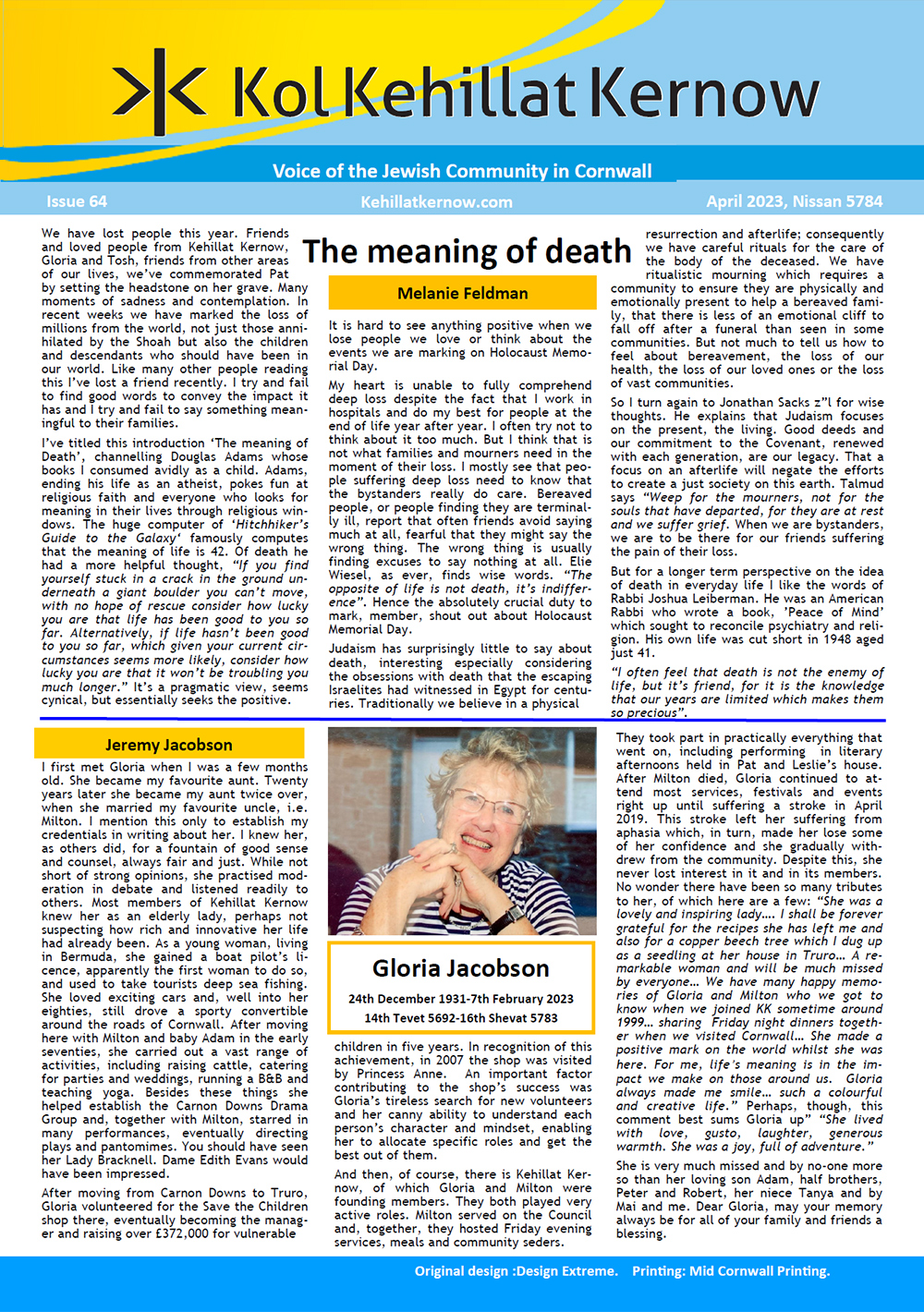 Newsletter cover