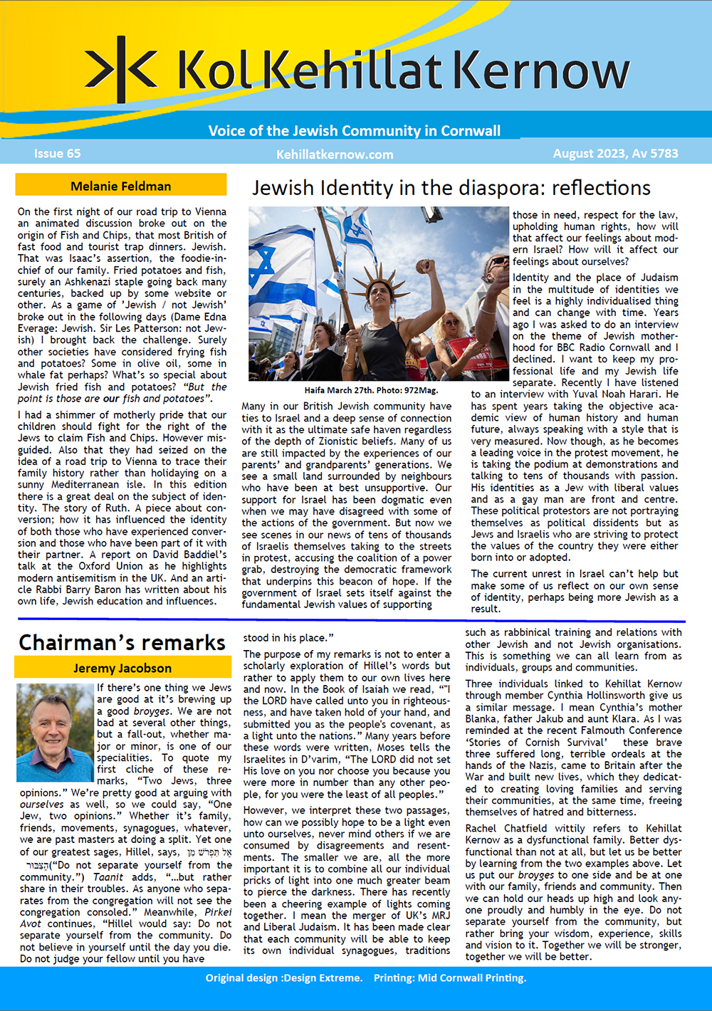 Newsletter cover