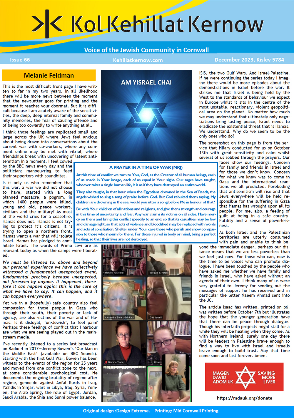 Newsletter cover